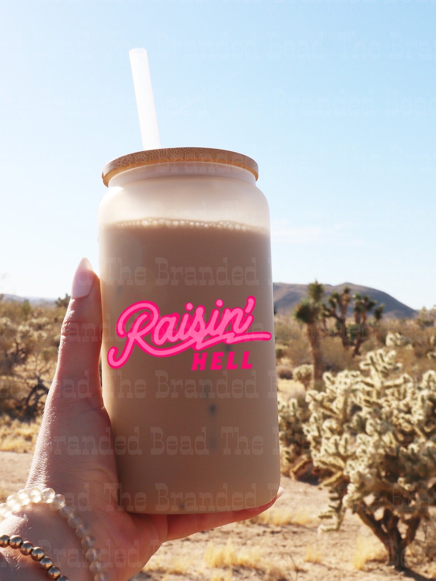 Raisin’ Hell Glass Cup