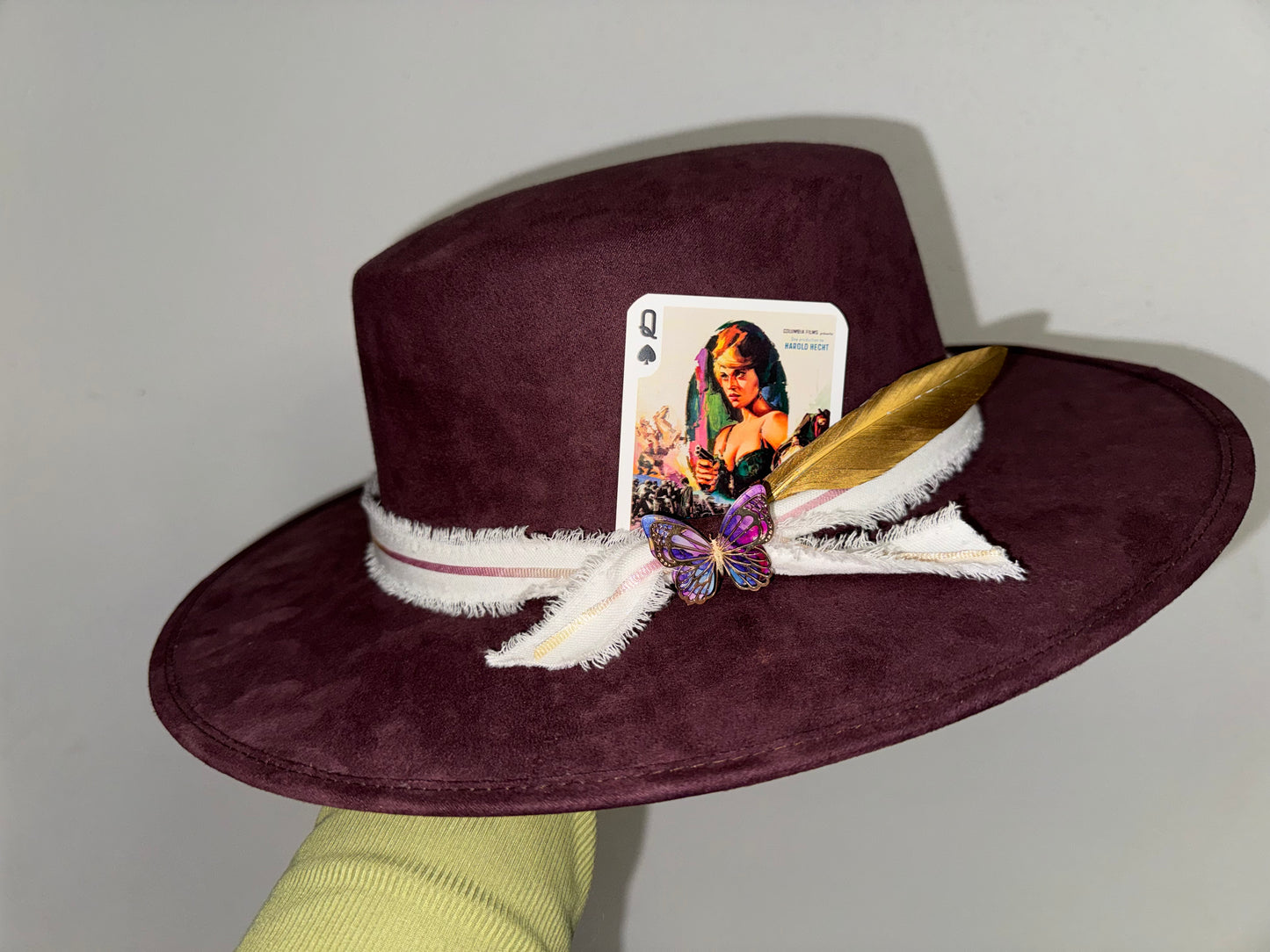 TBB Custom Wide Brim Fedora. Sz M
