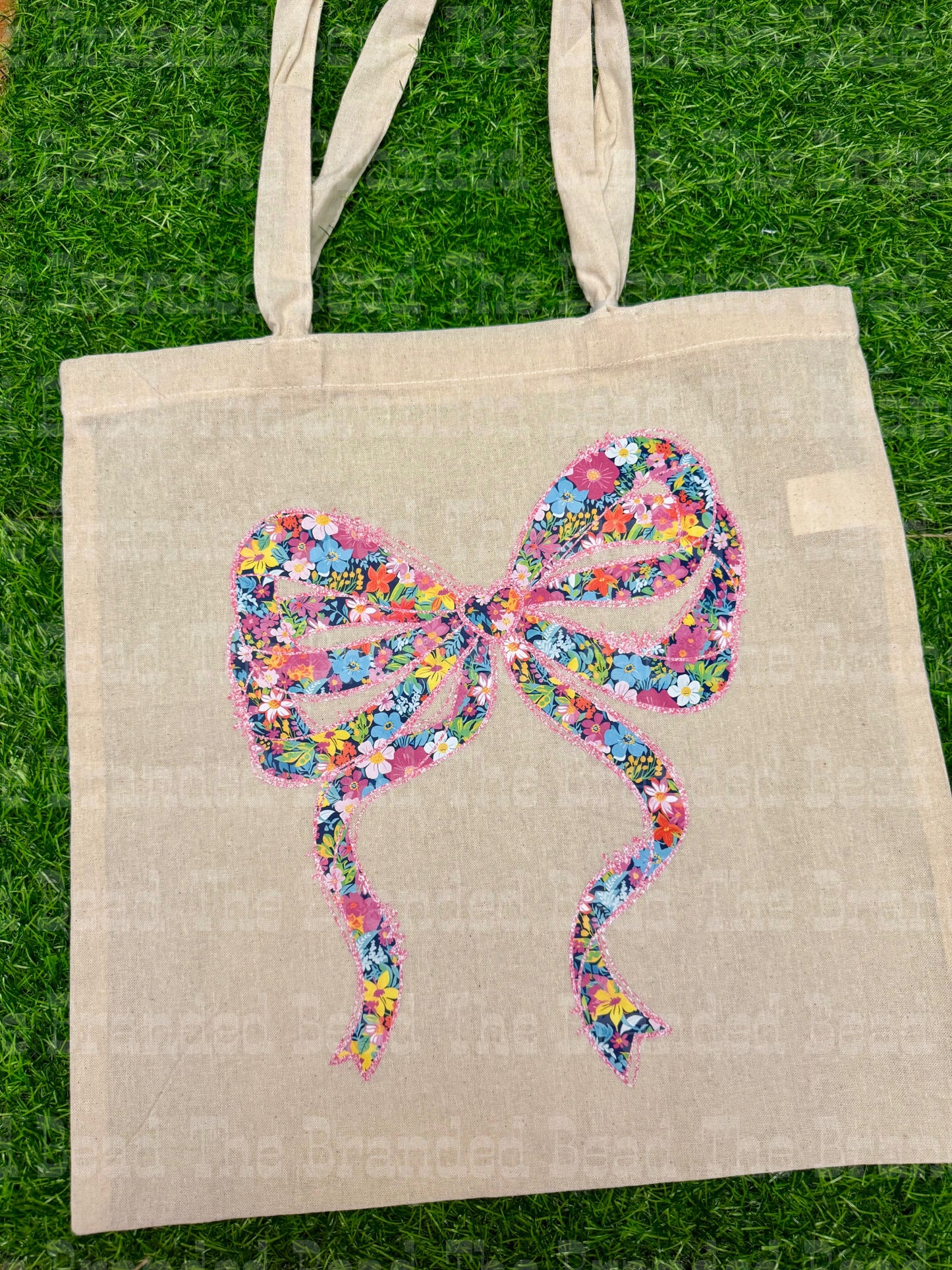 Bow Canvas Tote