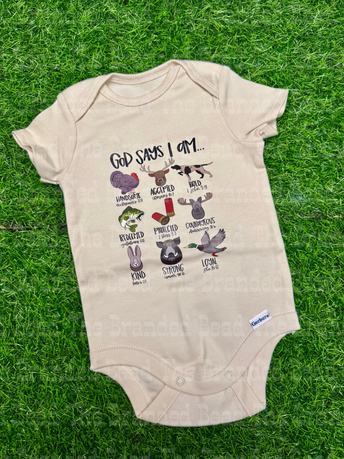 God Says Onesie 0-3mo