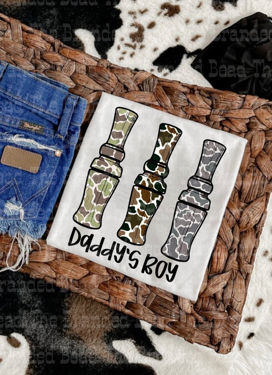 Daddy’s Boy/Girl Camo Kids Tee
