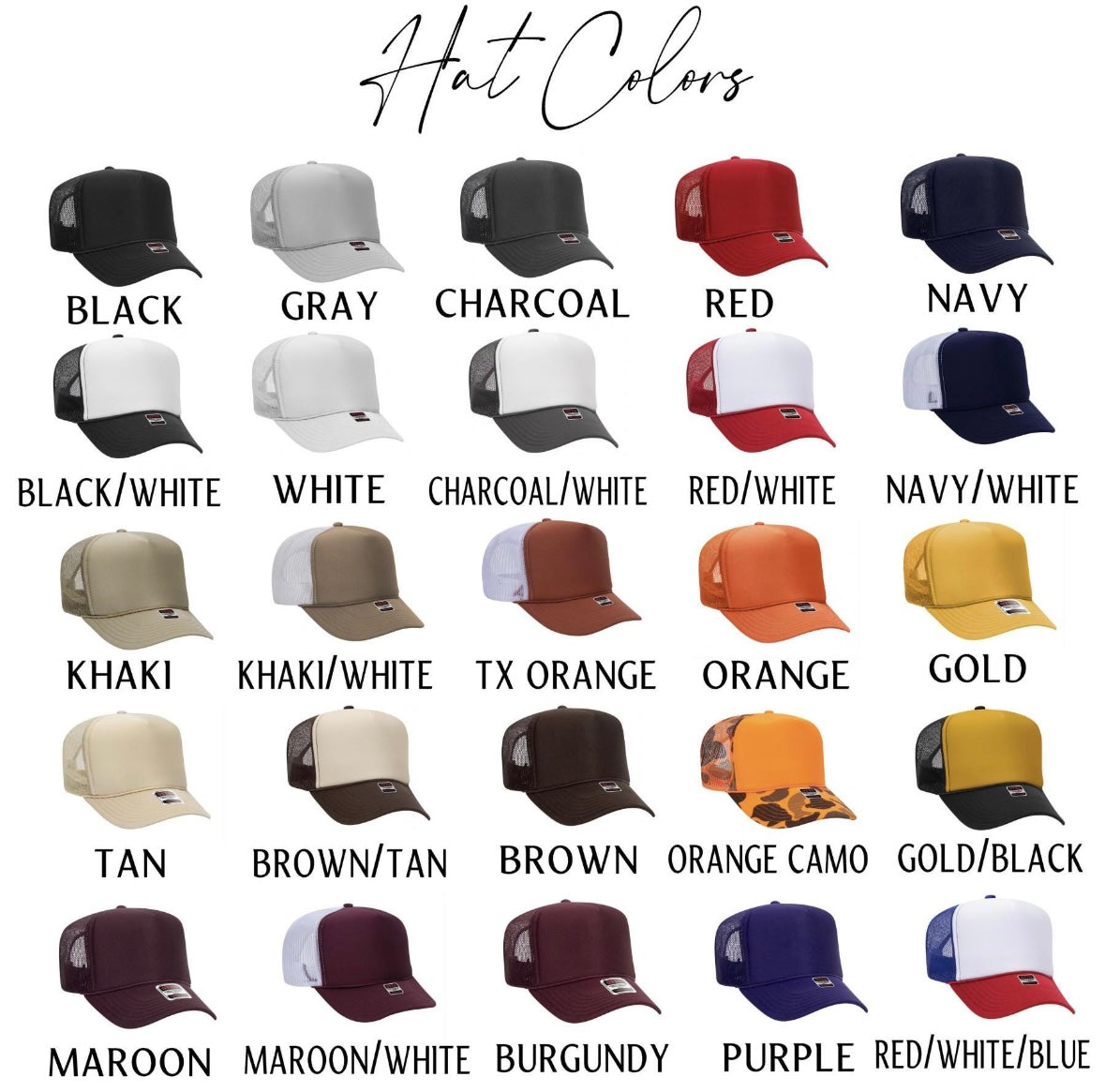 Custom Trucker Hat