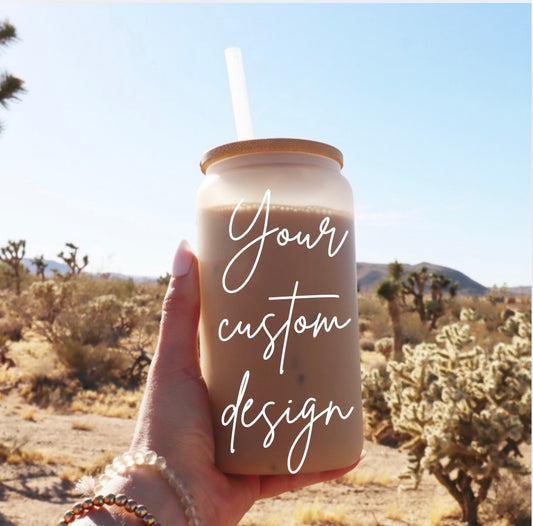 Custom Glass Cup