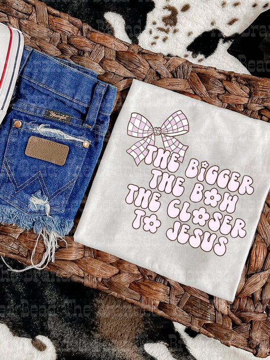 Bigger The Bow Girls Tee