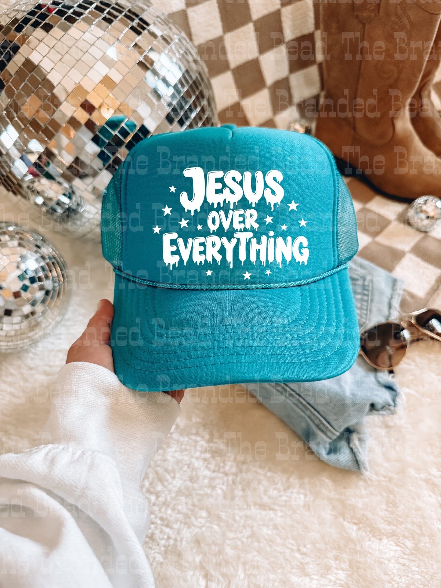Jesus Over Everything Trucker