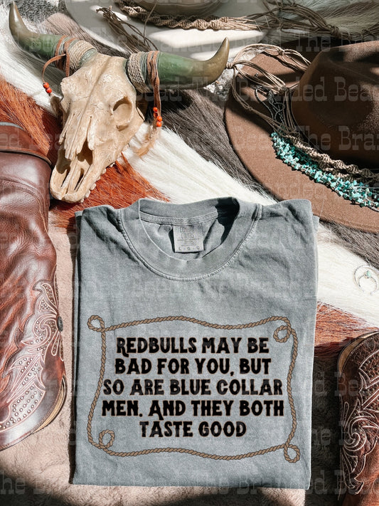 Red Bulls & Blue Collar Men Tee