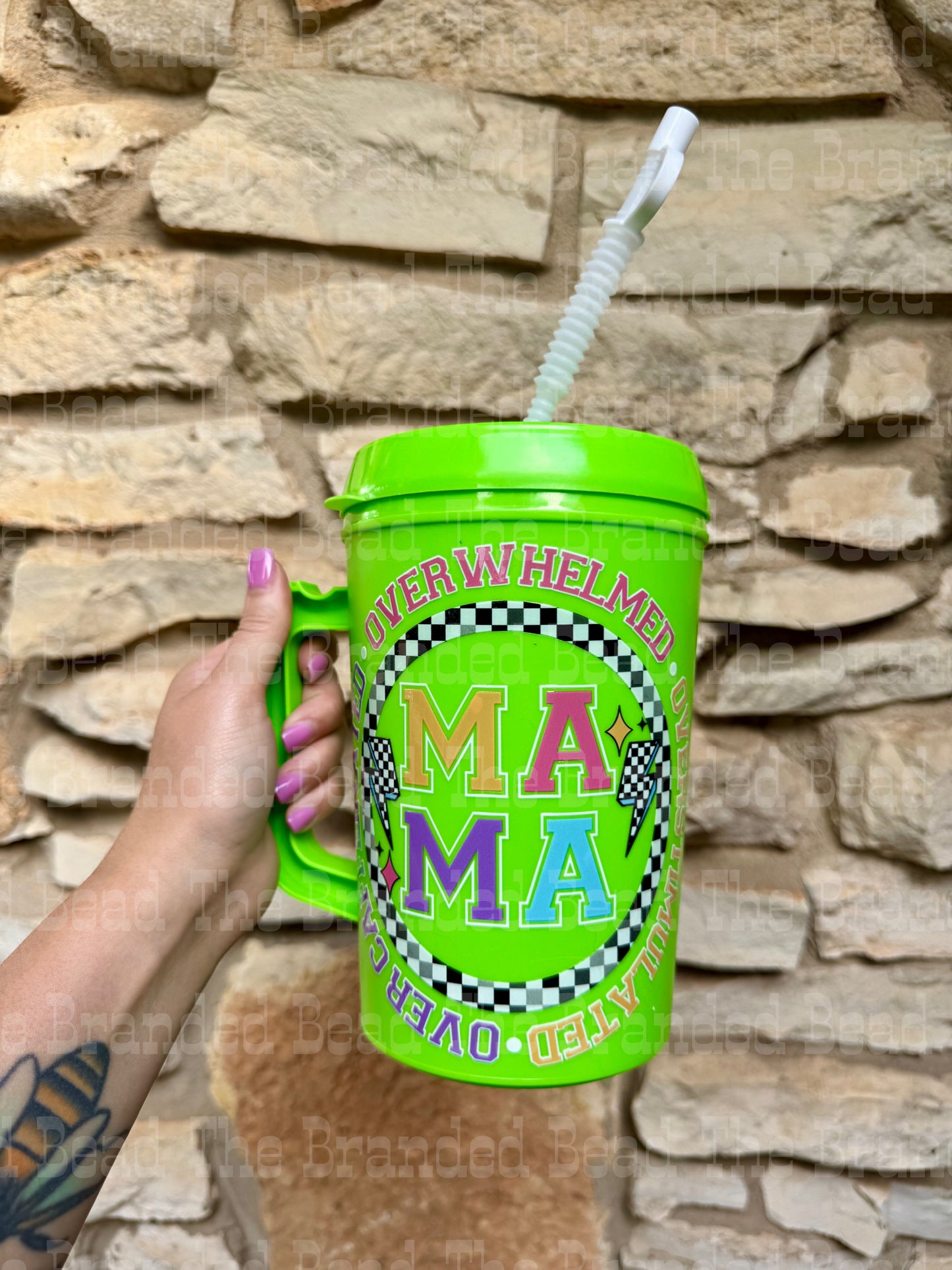 Overwhelmed Mama Mega Mug