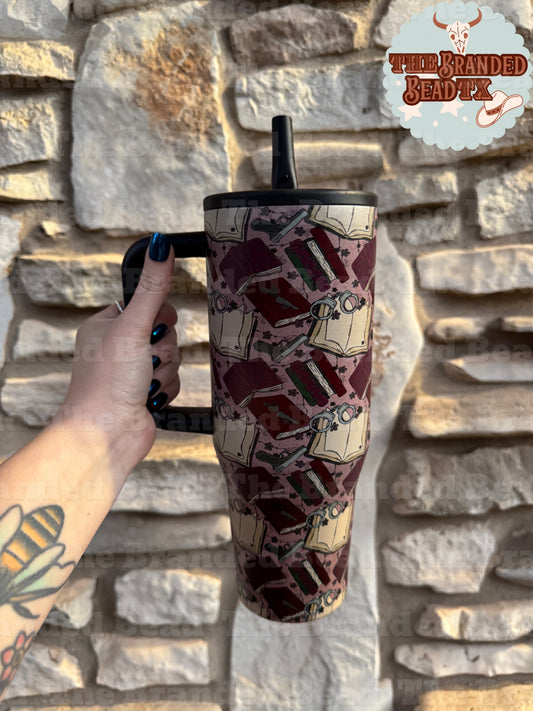 Heavy Duty Straw Tumblers *Designs Vary*