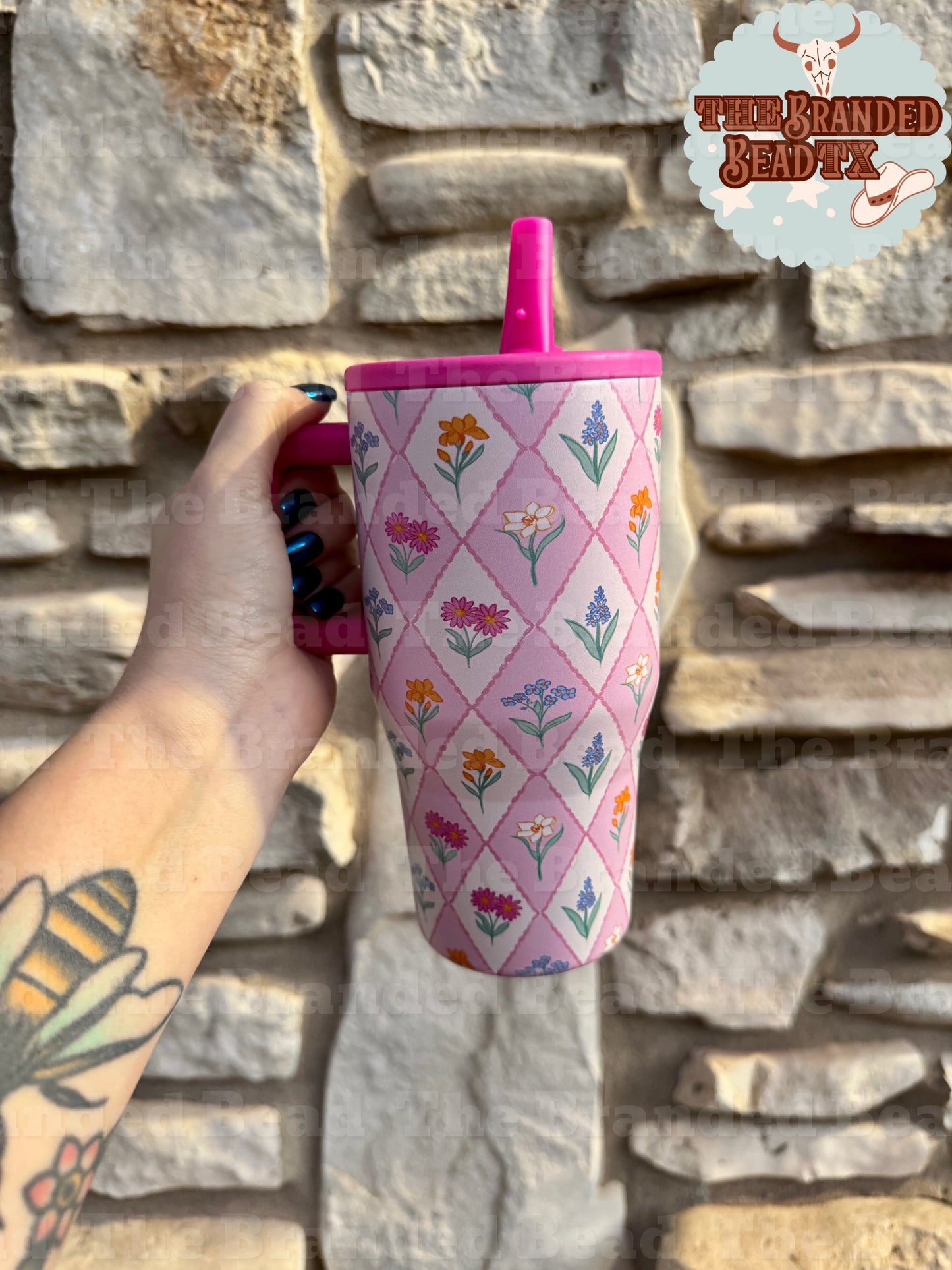 Heavy Duty Straw Tumblers *Designs Vary*