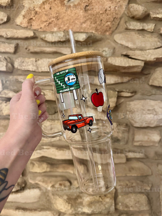 Twilight 40oz Glass Cup